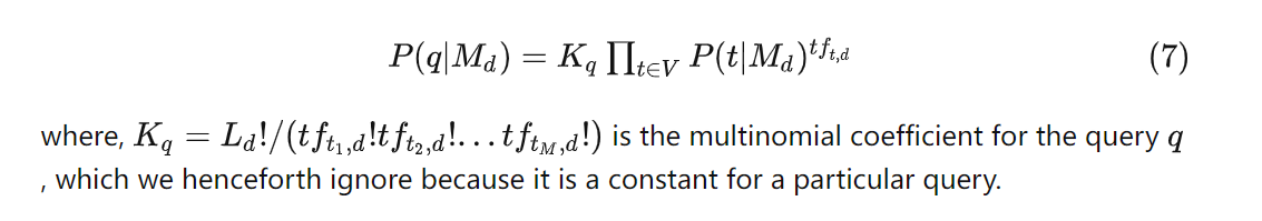 K是多项式系数，L是文档长度，tf是词频